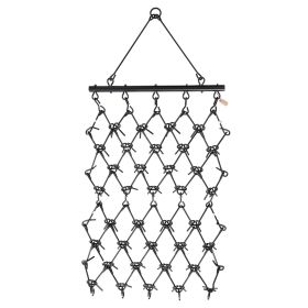 Drag Harrow 7 x 3.7 ft Chain Harrow ATV Lawn Rake for Landscape Leveling